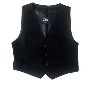 Zara Classic Black Vest